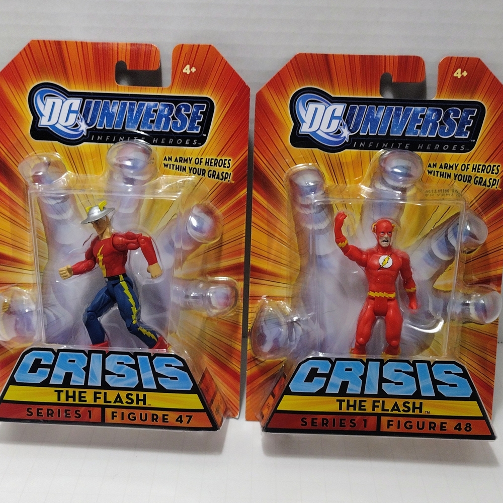 DC Universe Infinite Heroes Crisis Lot Of 2 Flash #47 & #48 Series 1 NEW RARE
